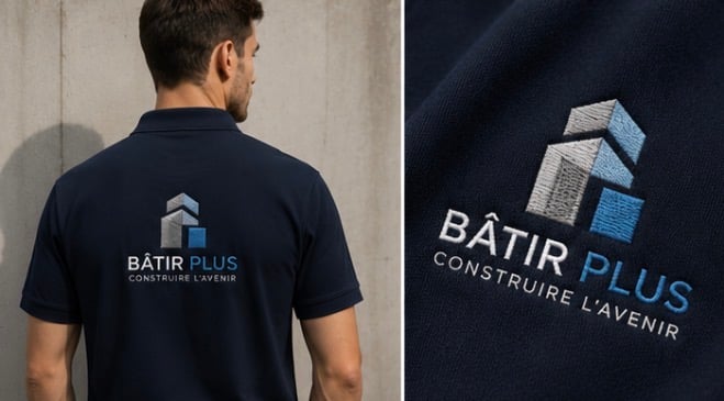 Réalisation MVP Création — broderie, DTF, flocage, personnalisation textile France